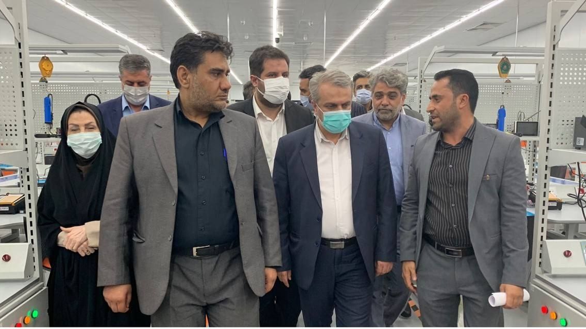 بازدید از شرکت تولید کننده تلفن همراه آتیلا پسیان