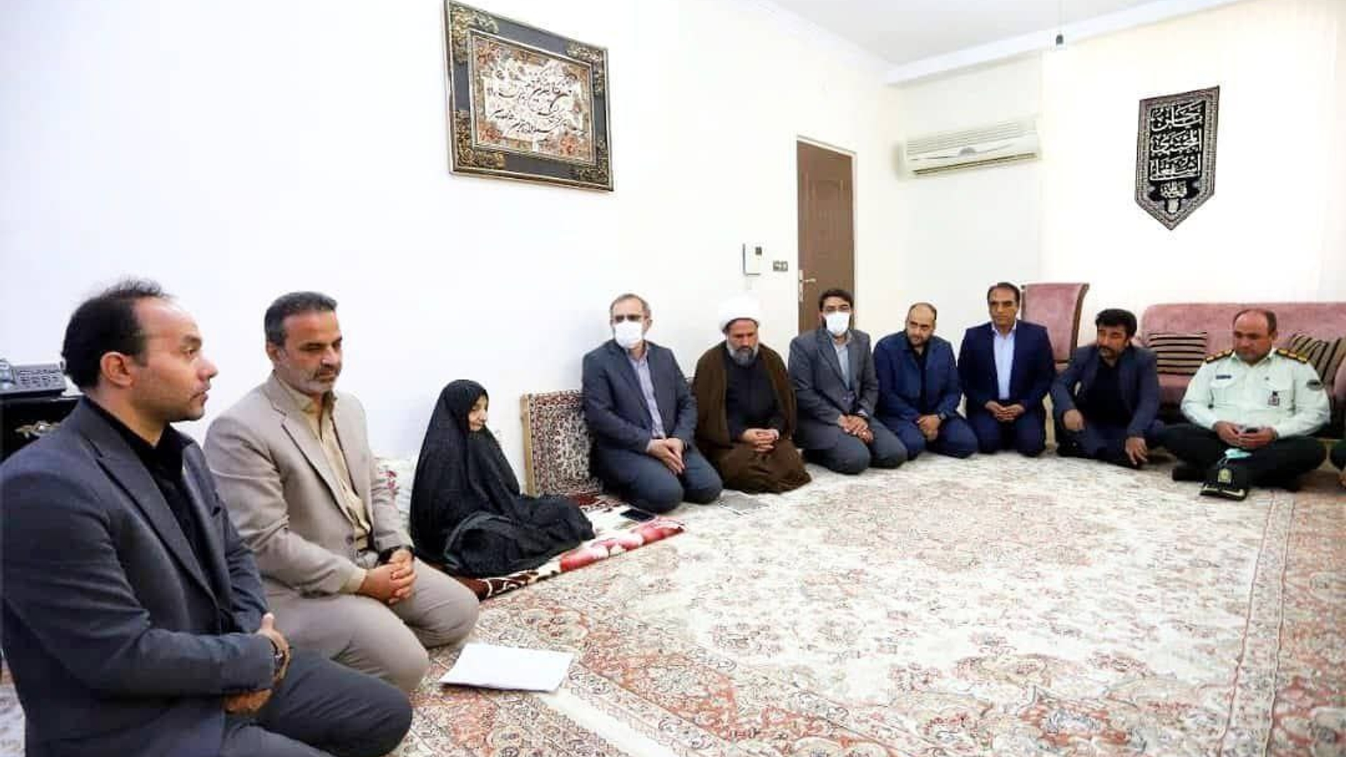 دیدار با خانواده معزز شهید سیدعلی طباطبایی