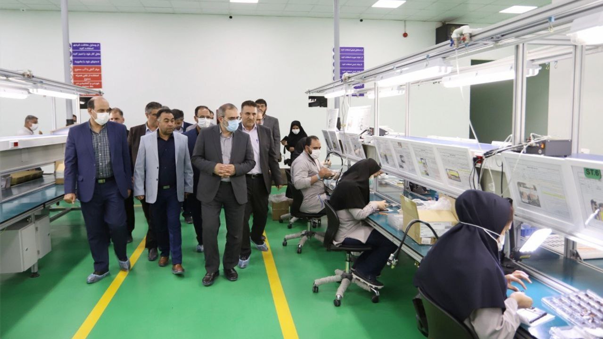 افتتاح شرکت فن‌آوران اطلاعات و ارتباطات نیتا با حضور استاندار مرکزی به مناسبت هفته دولت