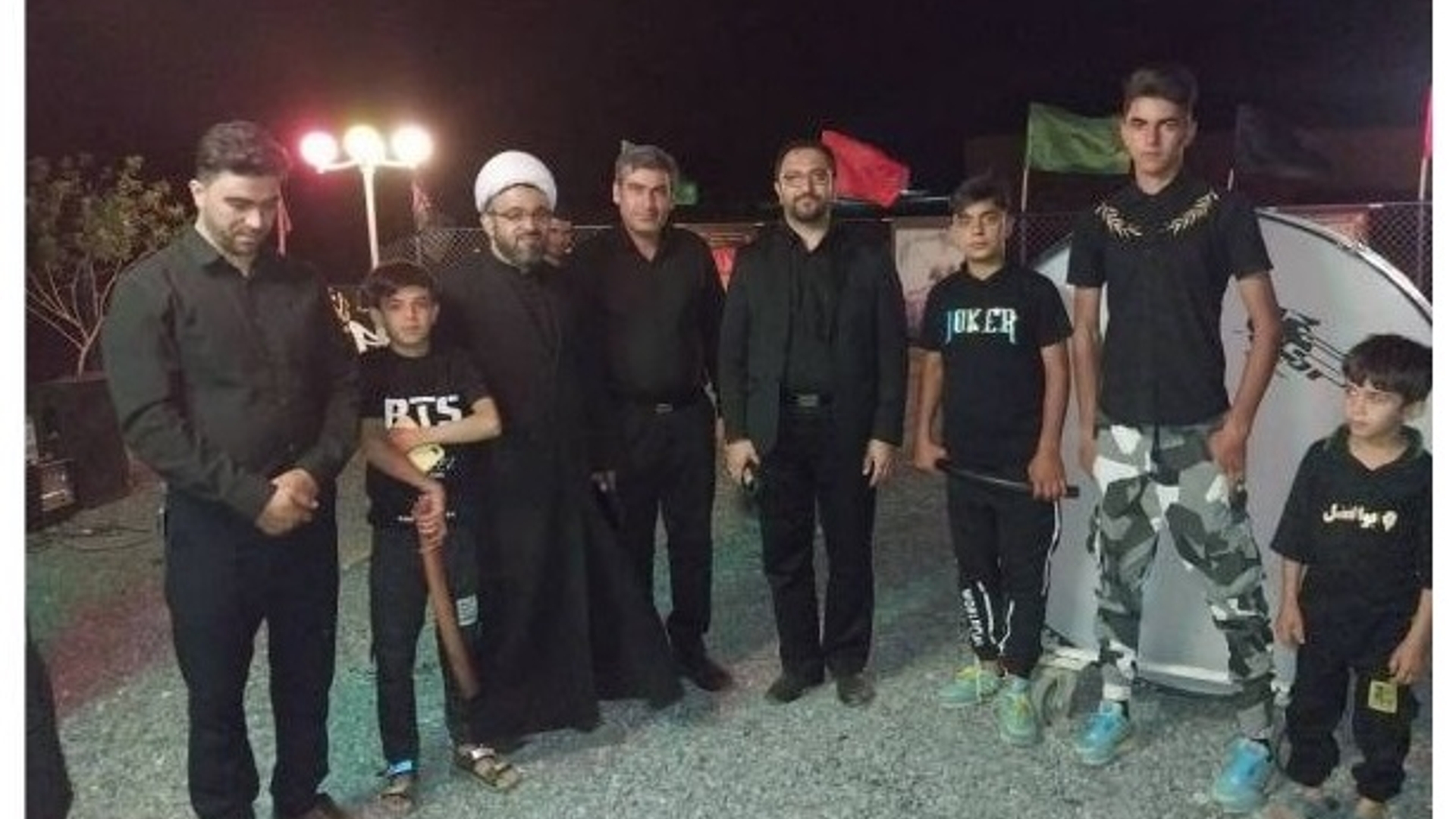 حضور فرماندار شهرستان کمیجان در جمع هیات‌های عزاداری