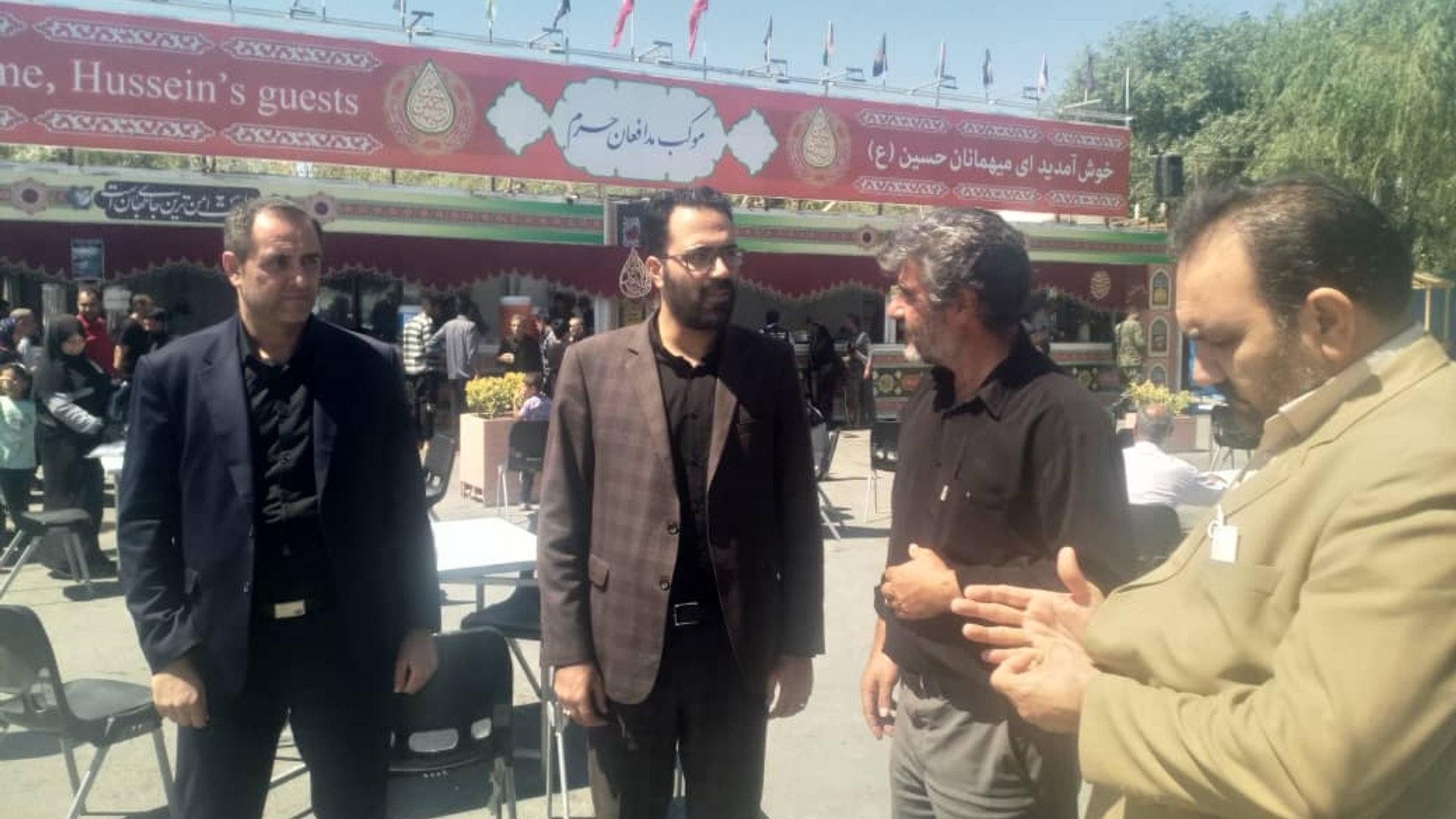 بازدید از موکب شهدای مدافع حرم