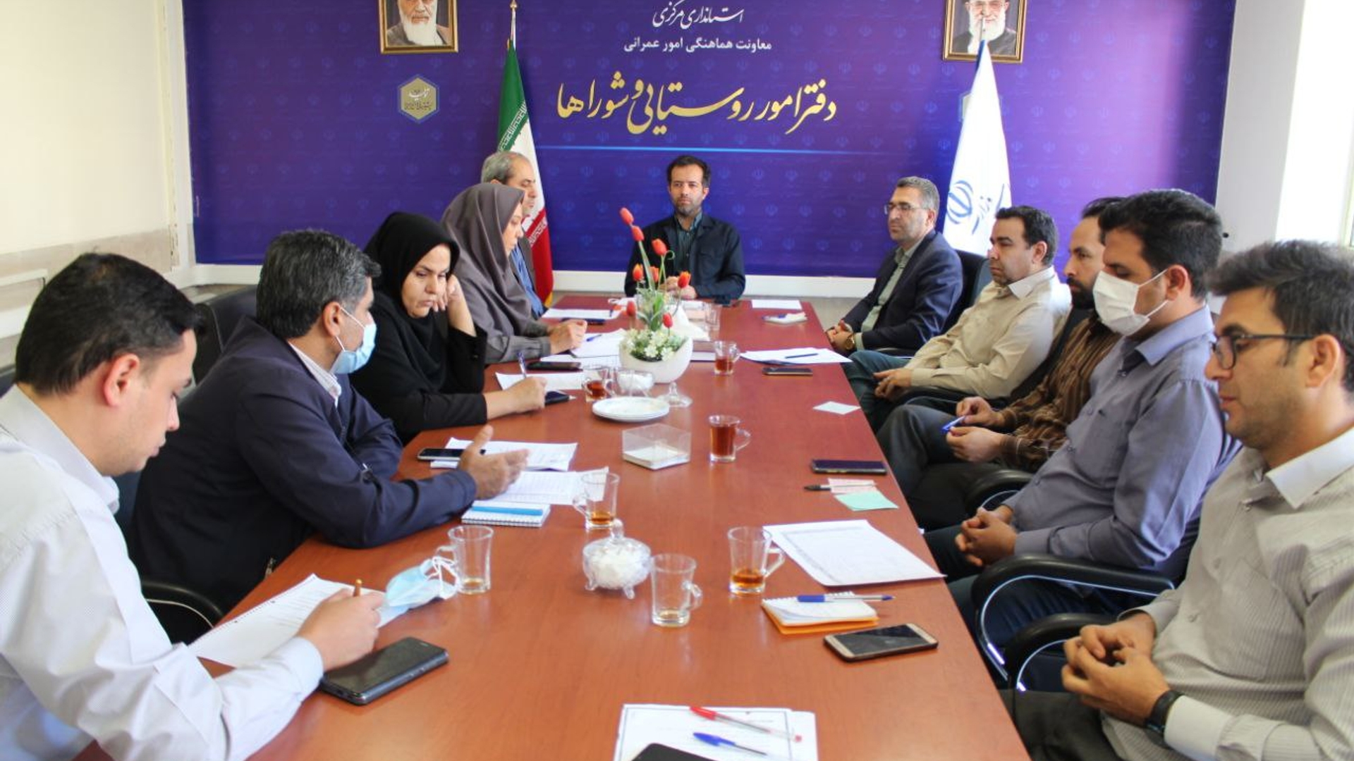 برگزاری جلسه بررسی برنامه های دفتر امور روستایی و شوراها
