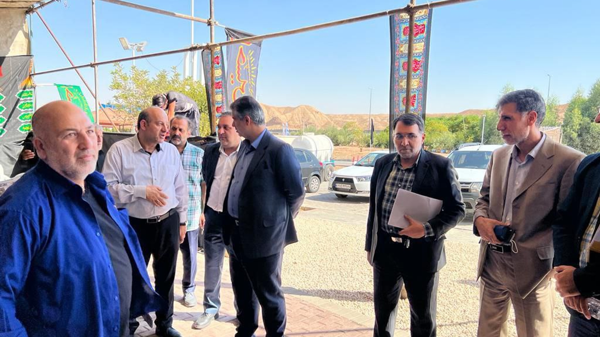 بازدید از اقدامات موکب توسعه سیاحان سرزمین ایرانیان زرندیه و نحوه خدمت رسانی به زائرین اربعین حسینی