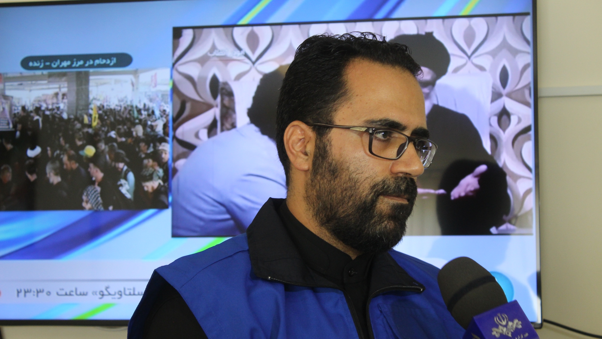 مصاحبه تلویزیونی مدیرکل پدافند غیرعامل و دبیر ستاد اربعین حسینی استان