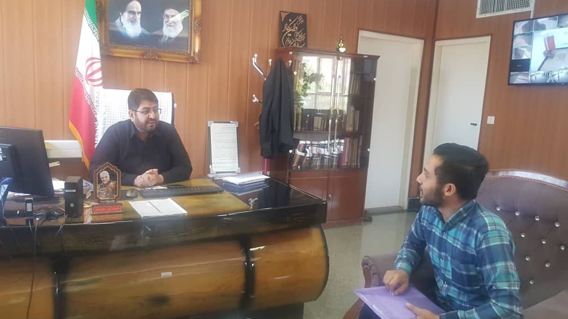 بخشی از دیدارهای مردمی محمد رضا رضایی فرماندار تفرش