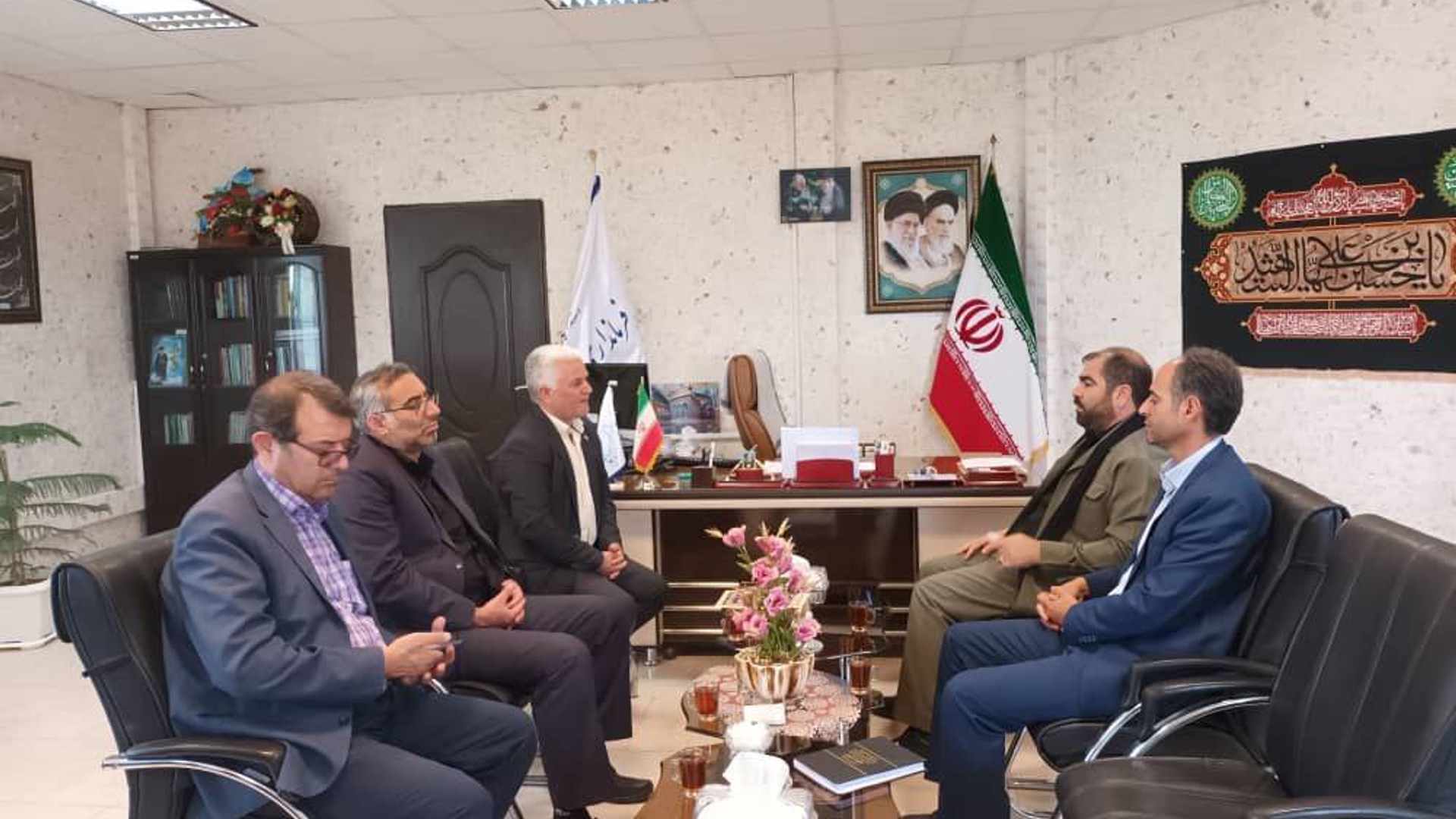 مراسم معارفه سرپرست اداره هواشناسی شهرستان فراهان