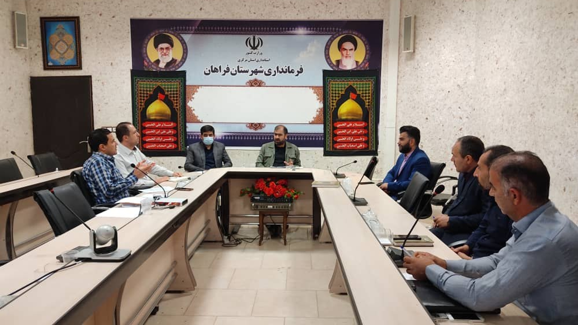 جلسه کارگروه رصد و پایش وضعیت  گندم، آرد و نان شهرستان فراهان