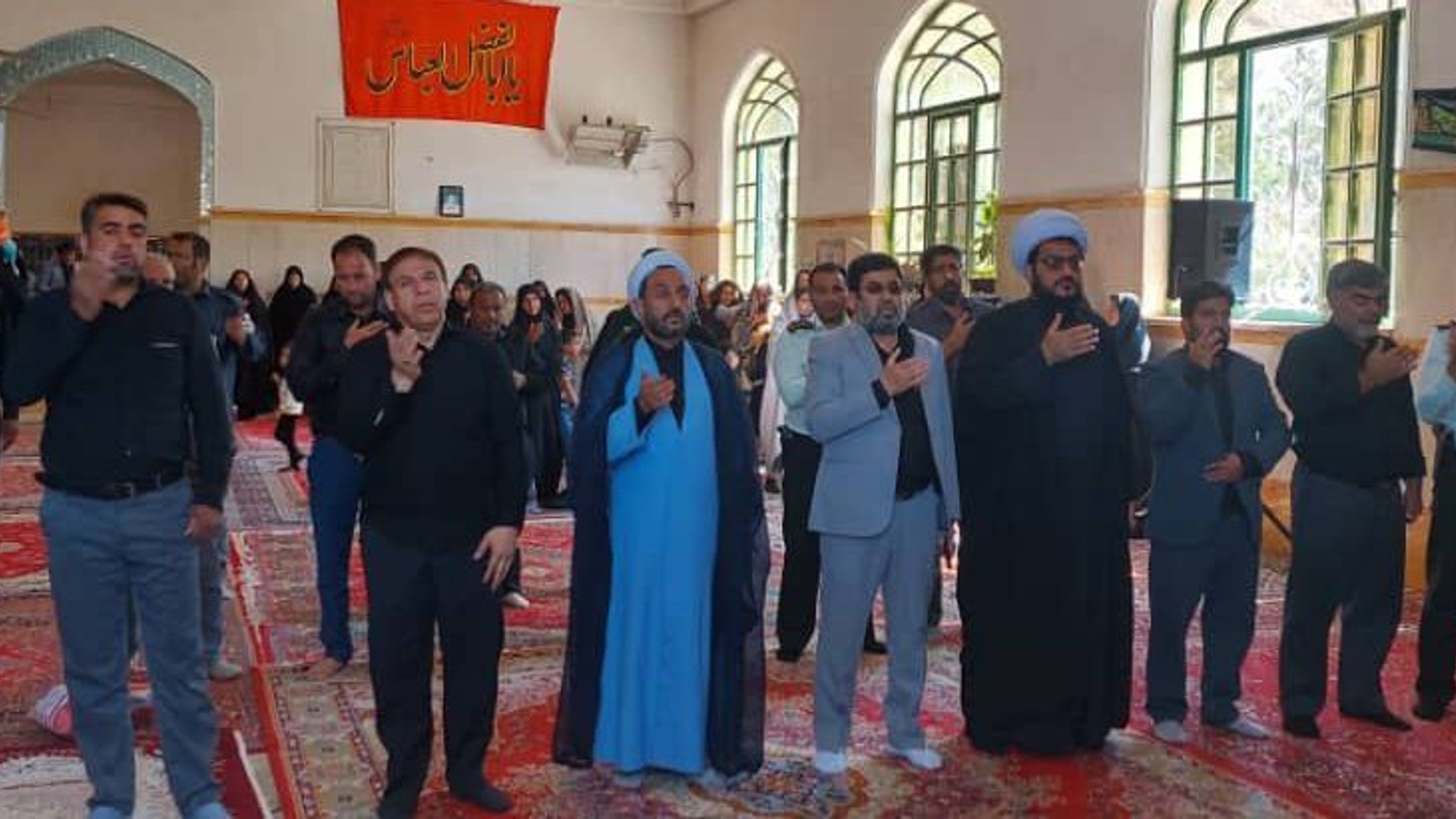 حضورفرماندار درجمع عزاداران حسینی در روزاربعین