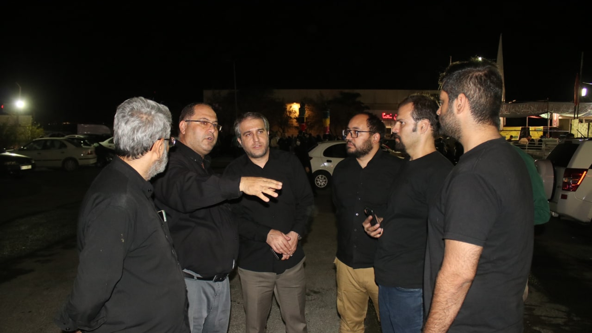 حضور مهدی الیاسی ، معاون استاندار و فرماندار ویژه شهرستان ساوه در موکب جاماندگان کربلا