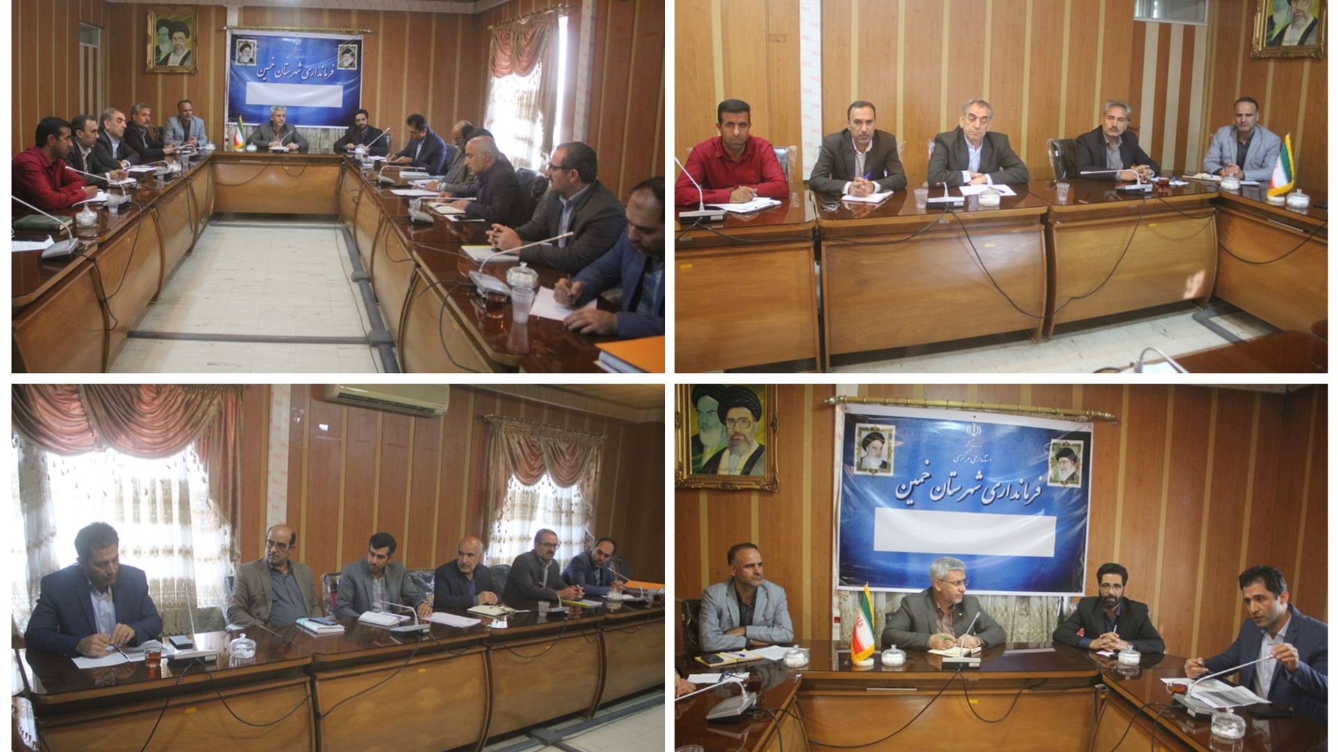 جلسه بررسی مسائل و مشکلات مسکن مهر معلولان و مهر هدایت شهرستان خمین برگزار شد