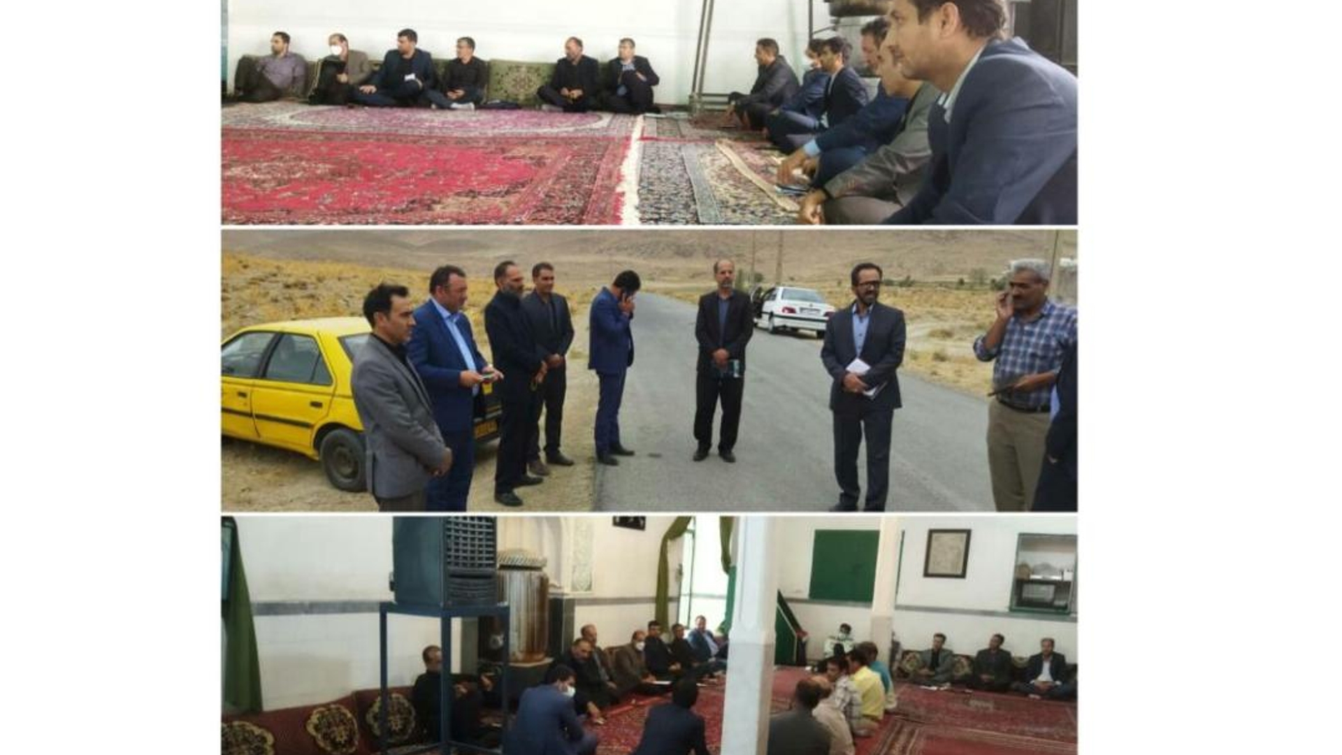 🔻🔻حضور فرماندار اراک وتعدادی از مدیران دستگاههای اجرایی شهرستان اراک در محور قره کهریز