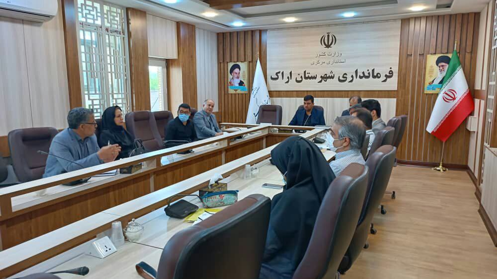 🟧✔️✔️جلسه رسیدگی به مشکلات بازار تاریخی اراک به ریاست فرماندار اراک در محل سالن جلسات فرمانداری اراک تشکیل گردید