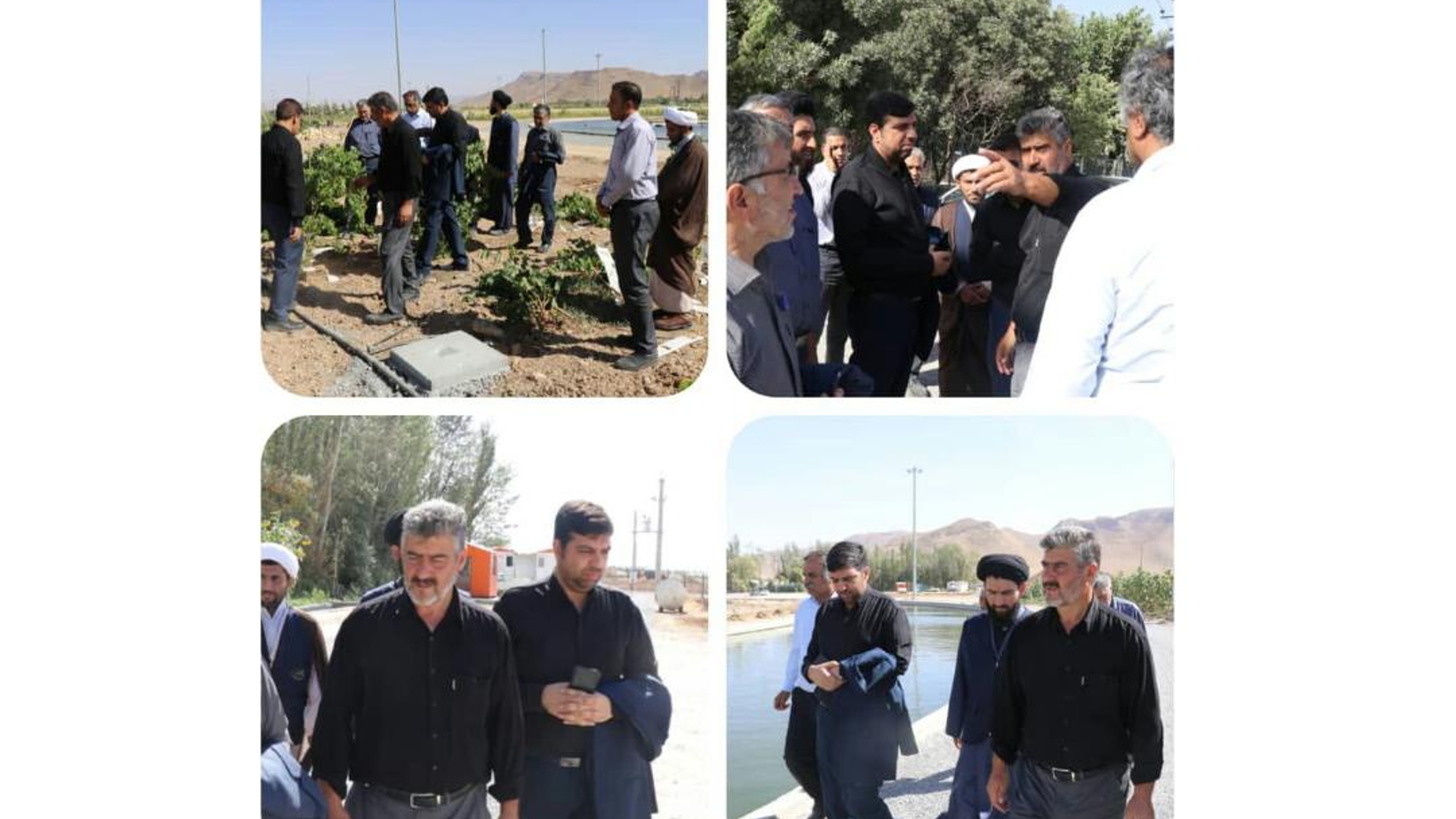 🟥🔻حضور فرماندار اراک به همراه نصیری معاون سیاسی وامنیتی فرمانداری  در مجموعه  قزل پارک در محور اراک به قم