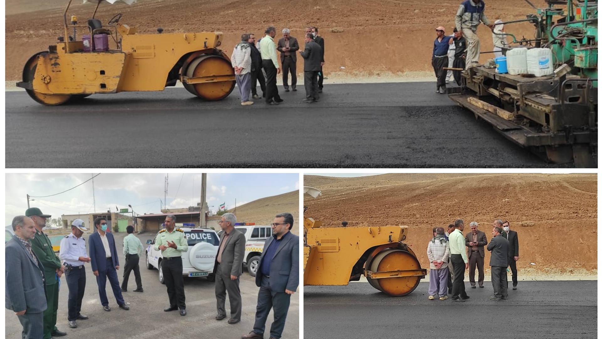 فرماندار از محور خمین الیگودرز بازدید کرد