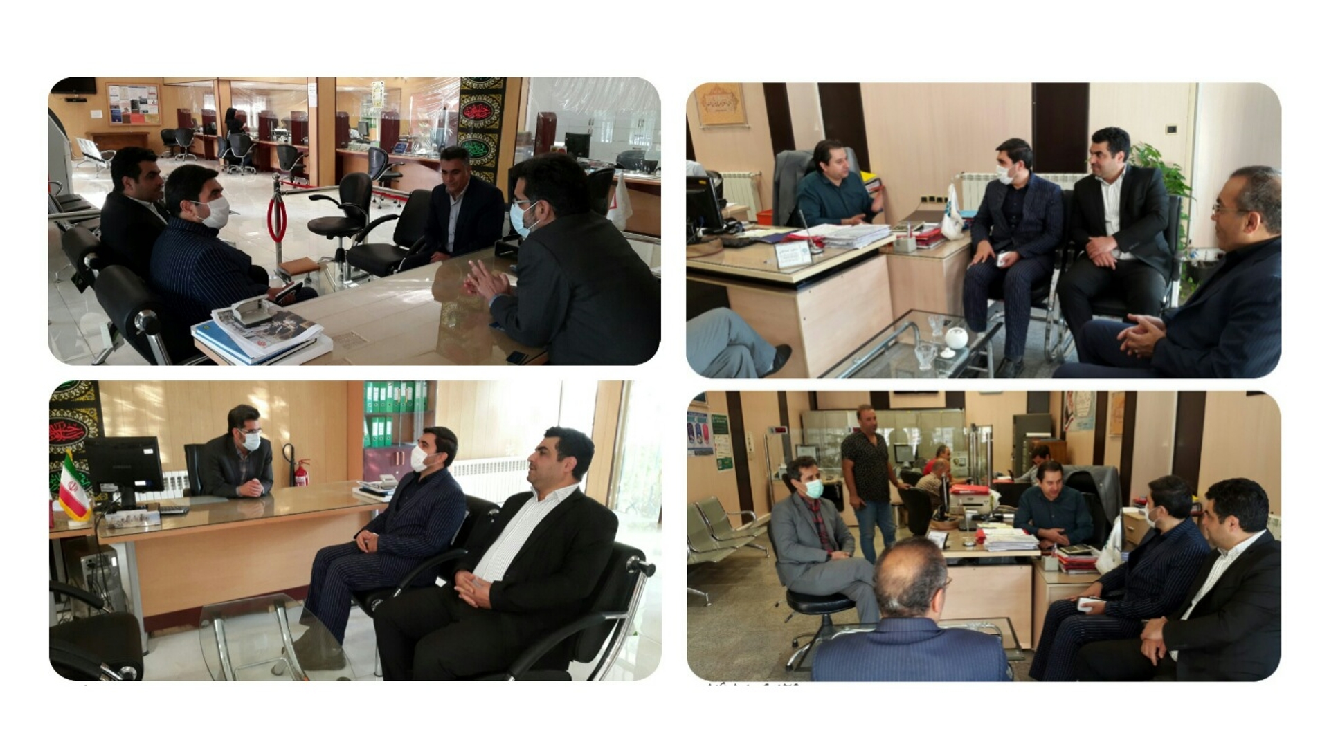 🔷بررسی میدانی سرپرست فرمانداری از بانک های دولتی شهر محلات