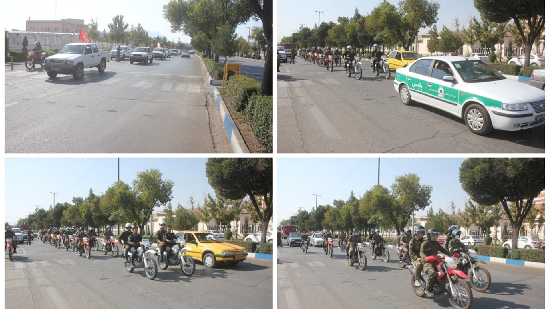 صبحگاه مشترک نیروهای نظامی و انتظامی شهرستان خمین برگزار شد.