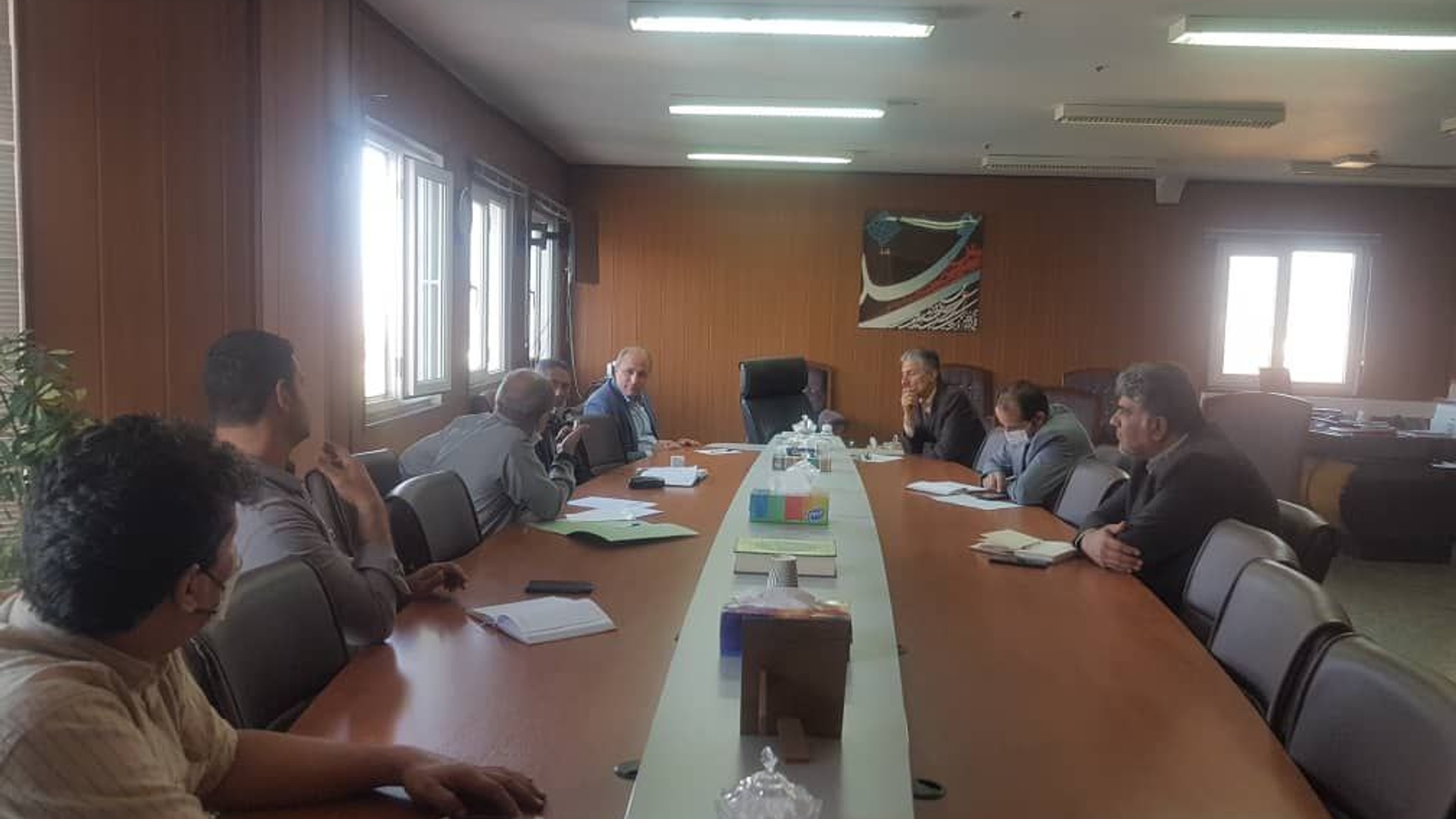 جلسه کار گروه آرد و نان شهرستان بریاست سعید مویدی معاون فرماندار تفرش برگزارگردید