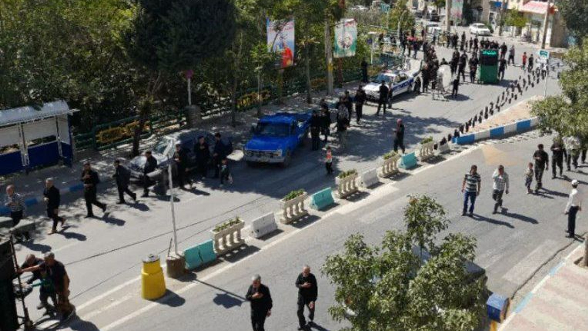 اهالی شهرستان خنداب در عزای رحلت جانسوز رسول مهربانی ها و شهادت کریم اهل بیت(ع) اشک ماتم ریختند