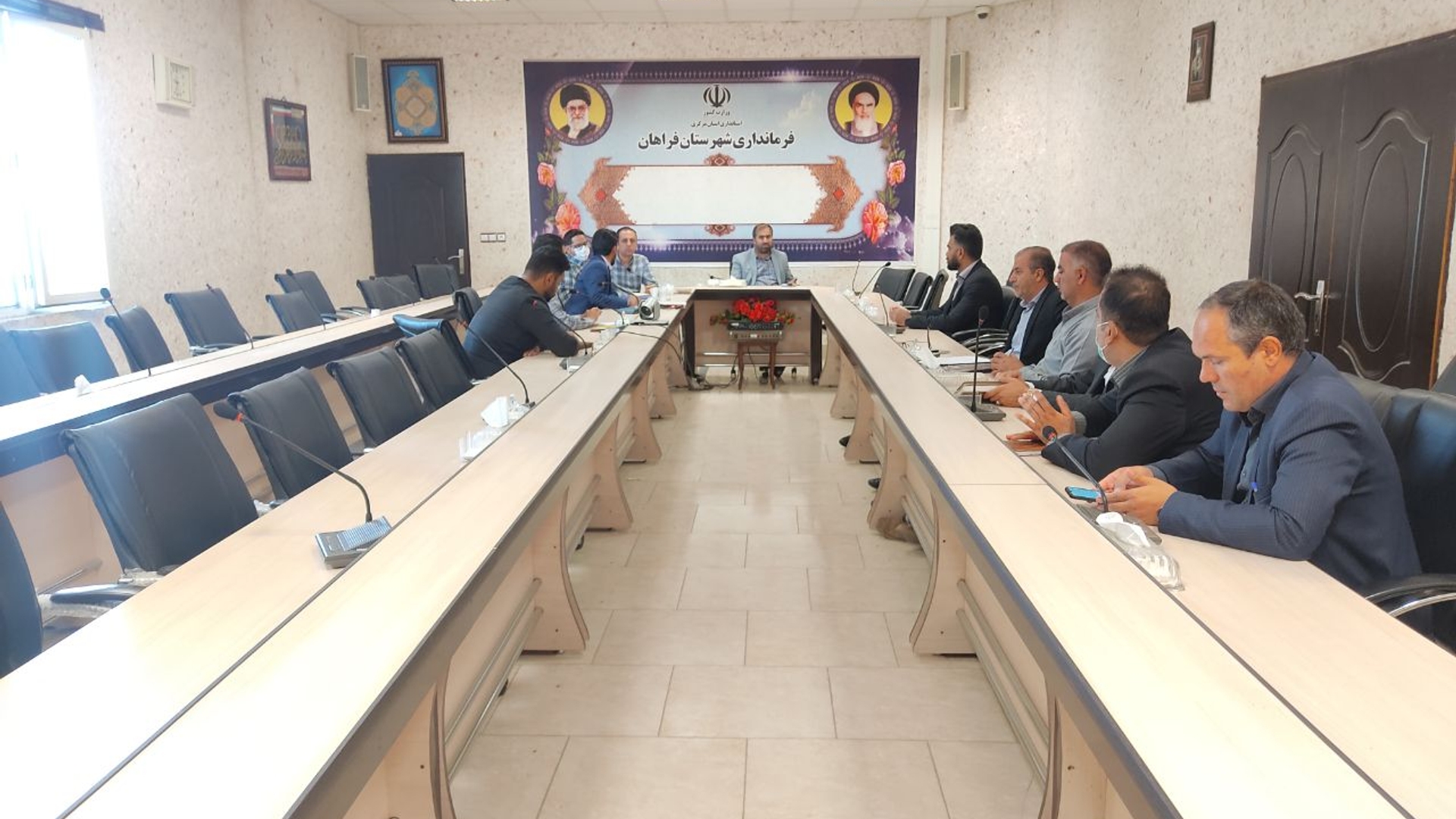 هشتمین جلسه کارگروه گندم، آرد و نان شهرستان فراهان و چهارمین جلسه رصد و پایش وضعیت گندم، آرد و نان شهرستان