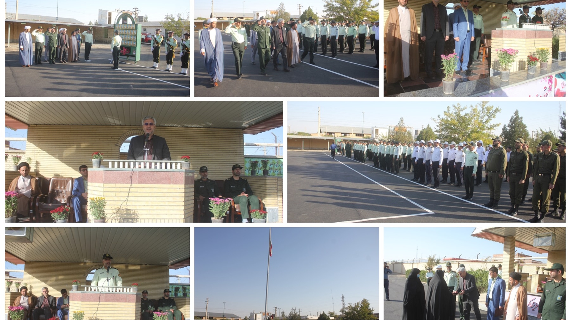 صبحگاه مشترک نیروهای نظامی و انتظامی خمین برگزار شد