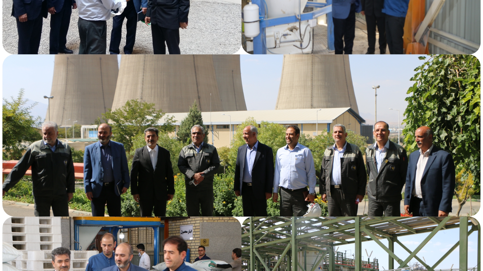 بررسی میدانی فرماندار شهرستان شازند از تعدادی صنایع بزرگ مستقر در شهرستان