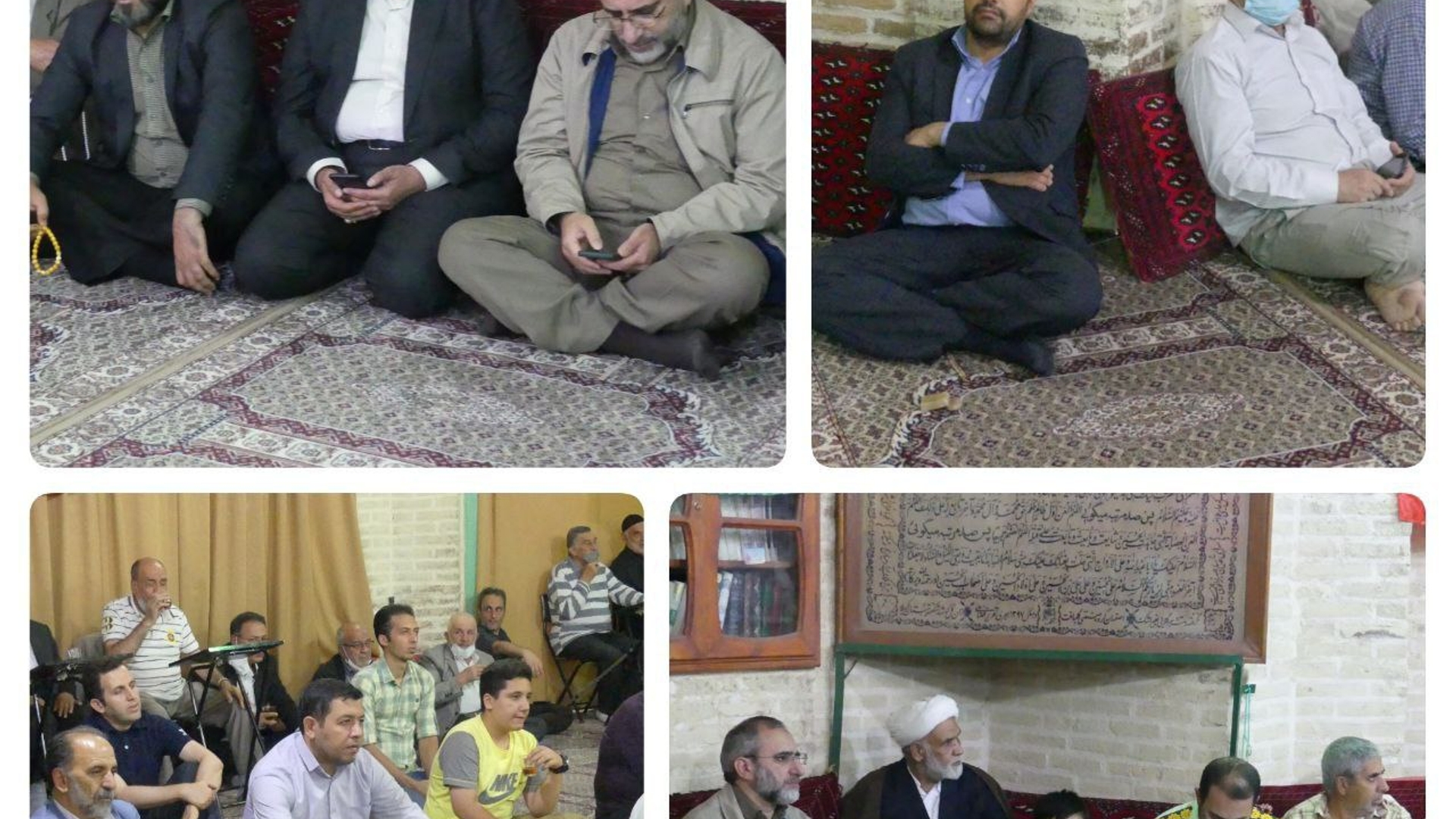 جشن آغاز امامت امام زمان (عج) و اجتماع مردم ولایتمدار تفرش در بیعت با آن حضرت با حضور پرشور اقشار مختلف در مسجد جامع ششناو برگزار گردید.

🔹 استاندار استان مرکزی جناب دکتر مخلص الائمه، مهندس رضایی فرماندار و مسئولین شهرستان در این مراسم حضور داشتند.

🔹 حجت الاسلام رمضانی سخنرانی و کربلایی محمد عسکری مدیحه سرایی این مراسم را عهده دار بودند.

🔹 در پایان حاضرین در مراسم بر سر سفره اطعام مهدوی پذیرایی شدند.