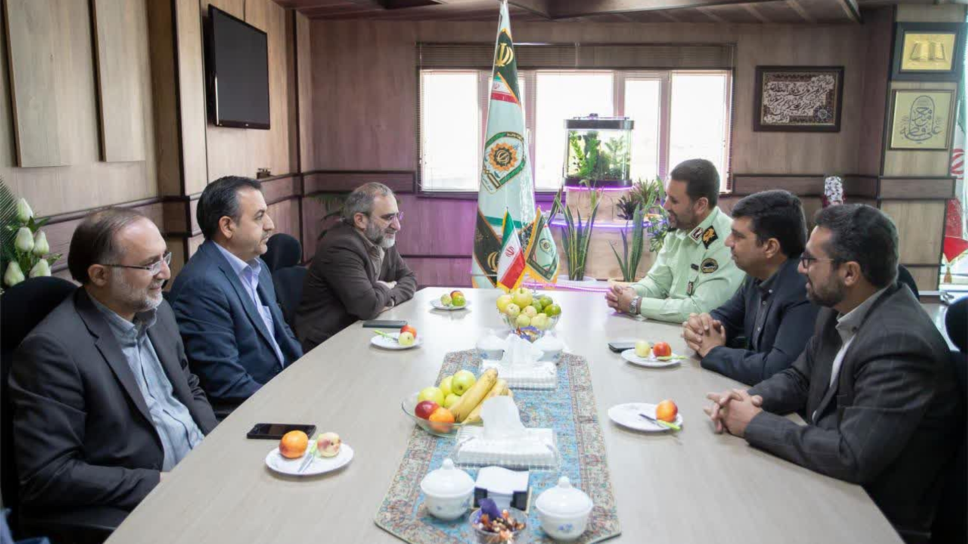 نیروی انتظامی برای تامین امنیت عزمی راسخ دارد