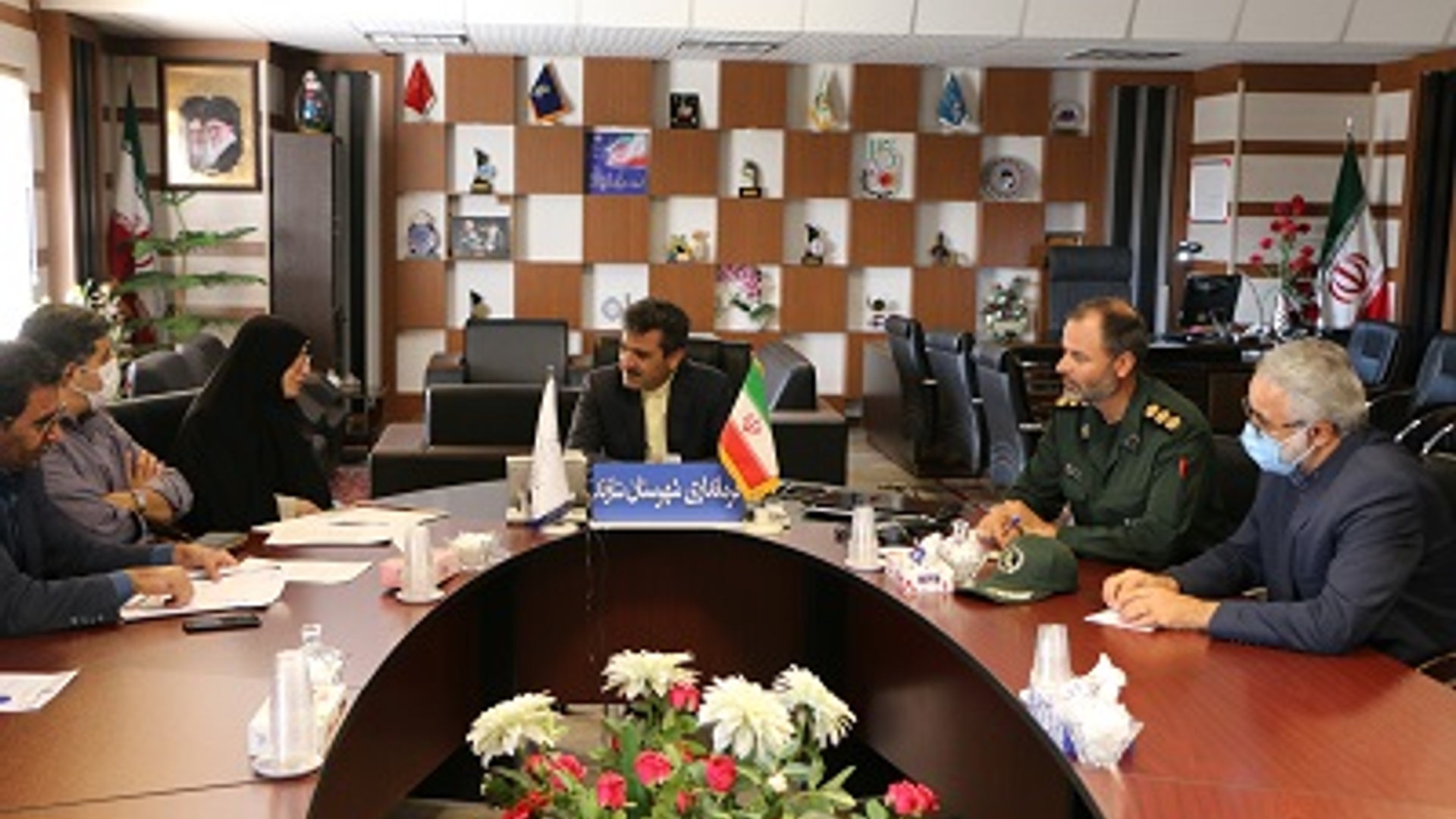 دیدار و نشست فرماندار شهرستان شازند با مدیرکل کتابخانه های عمومی استان مرکزی