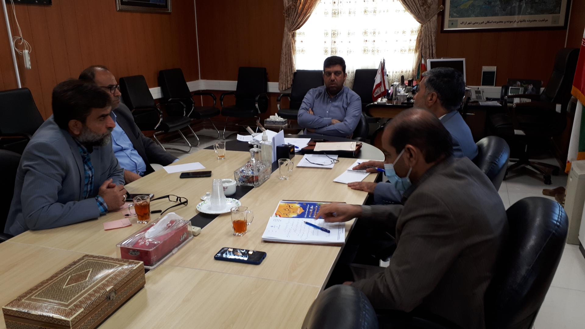 🔹جلسه شوراي معاونين فرمانداری و بخشداران تابعه  شهرستان اراک با حضور فرماندار برگزار شد