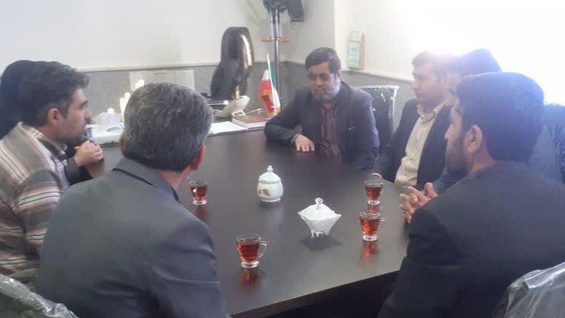 "دیدار فرماندار با سرپرست اداره ورزش و جوانان"