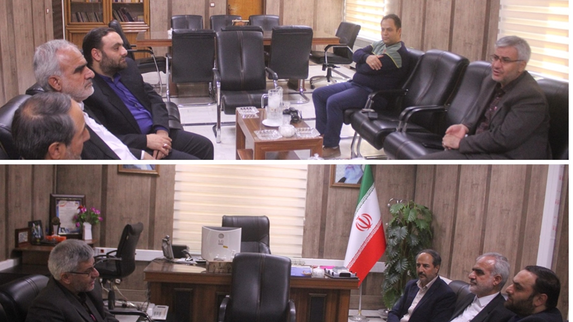 نشست مدیر کل آموزش و پرورش استان با فرماندار شهرستان خمین برگزار شد