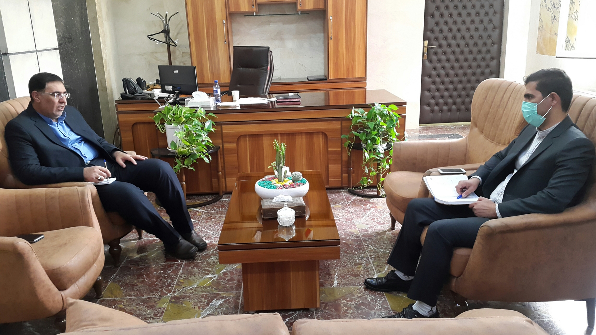 سرپرست اداره راهداری و حمل و نقل جاده ای با علی ساعدی دیدار کرد.