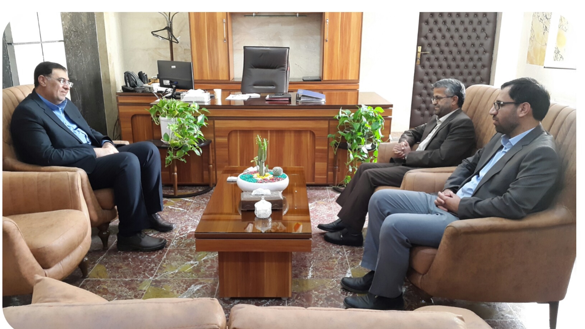 دیدار رییس دادگستری و دادستان شهرستان محلات با سرپرست فرمانداری