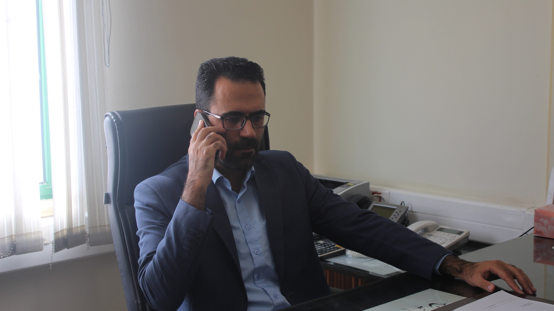 مصاحبه تلفنی با برنامه پاسخ از رادیو آفتاب