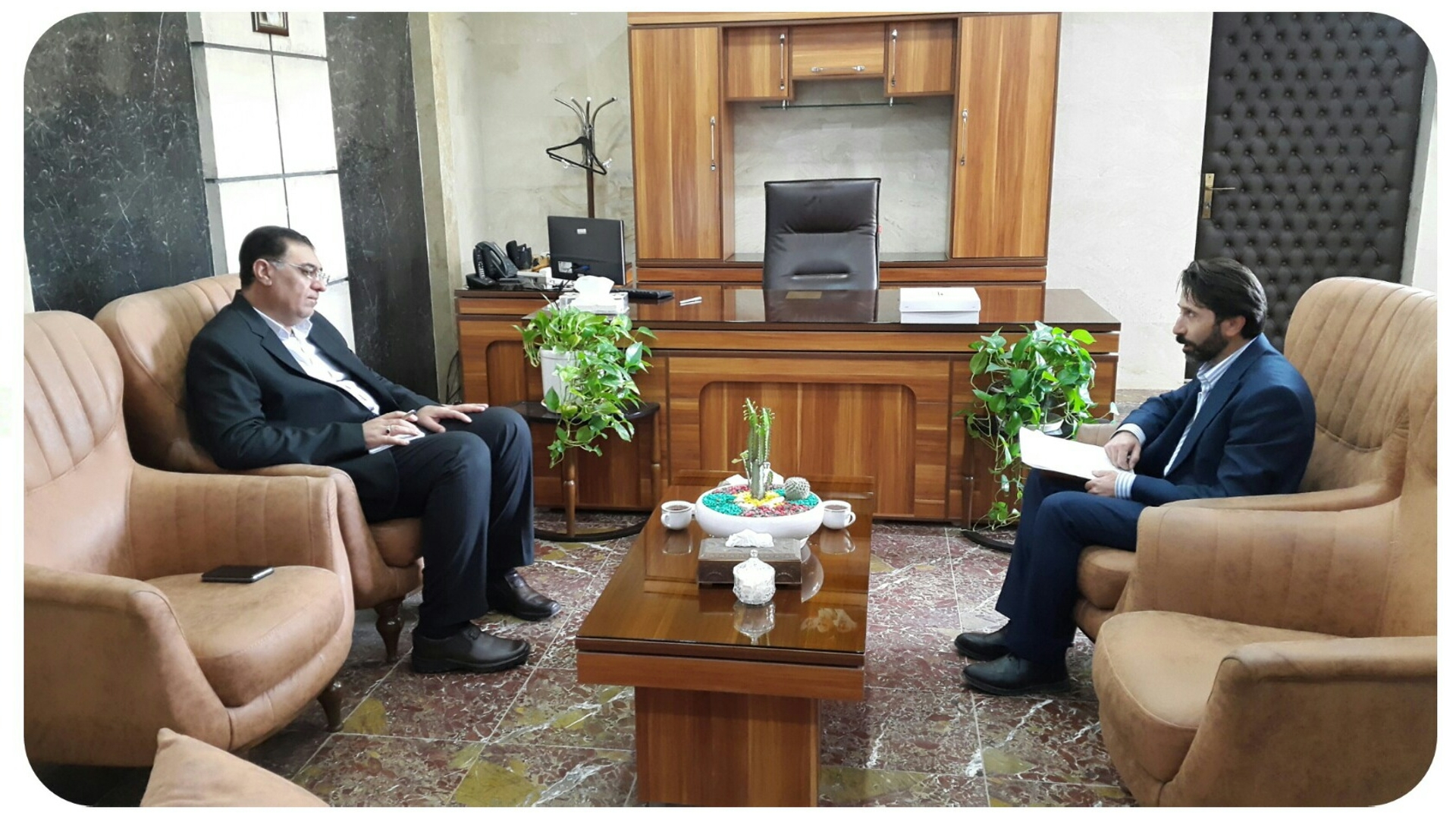 دیدار سرپرست اداره آب و فاضلاب شهرستان محلات با سرپرست فرمانداری