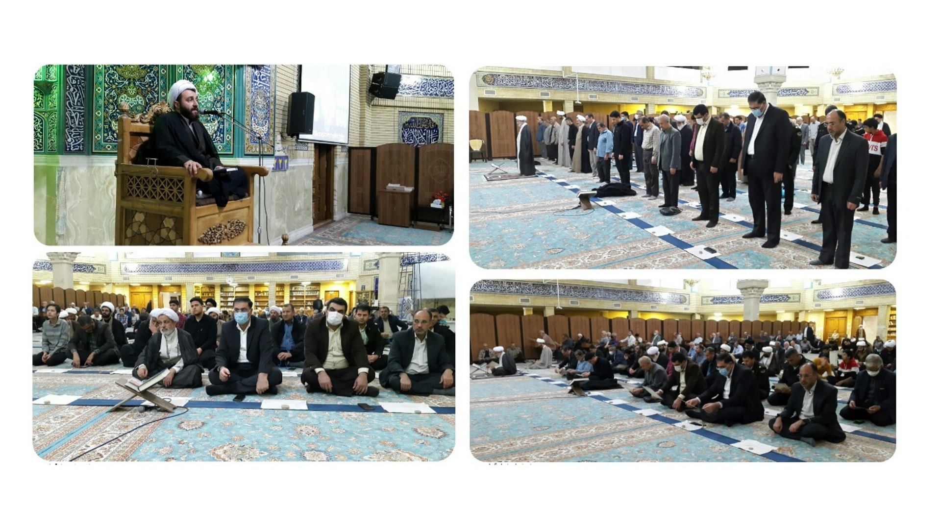 مراسم بزرگداشت شهدای حرم حضرت احمد ابن موسی (ع) در مسجدالقائم (عج) برگزار شد.