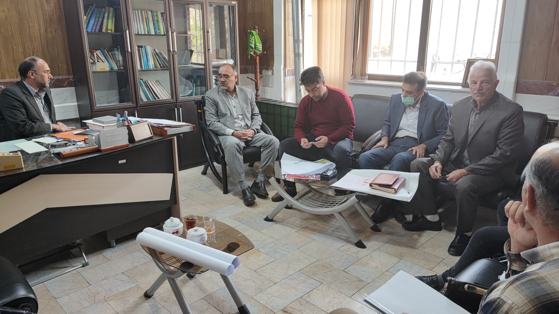 جلسه بازنگری طرح هادی روستای خورهه