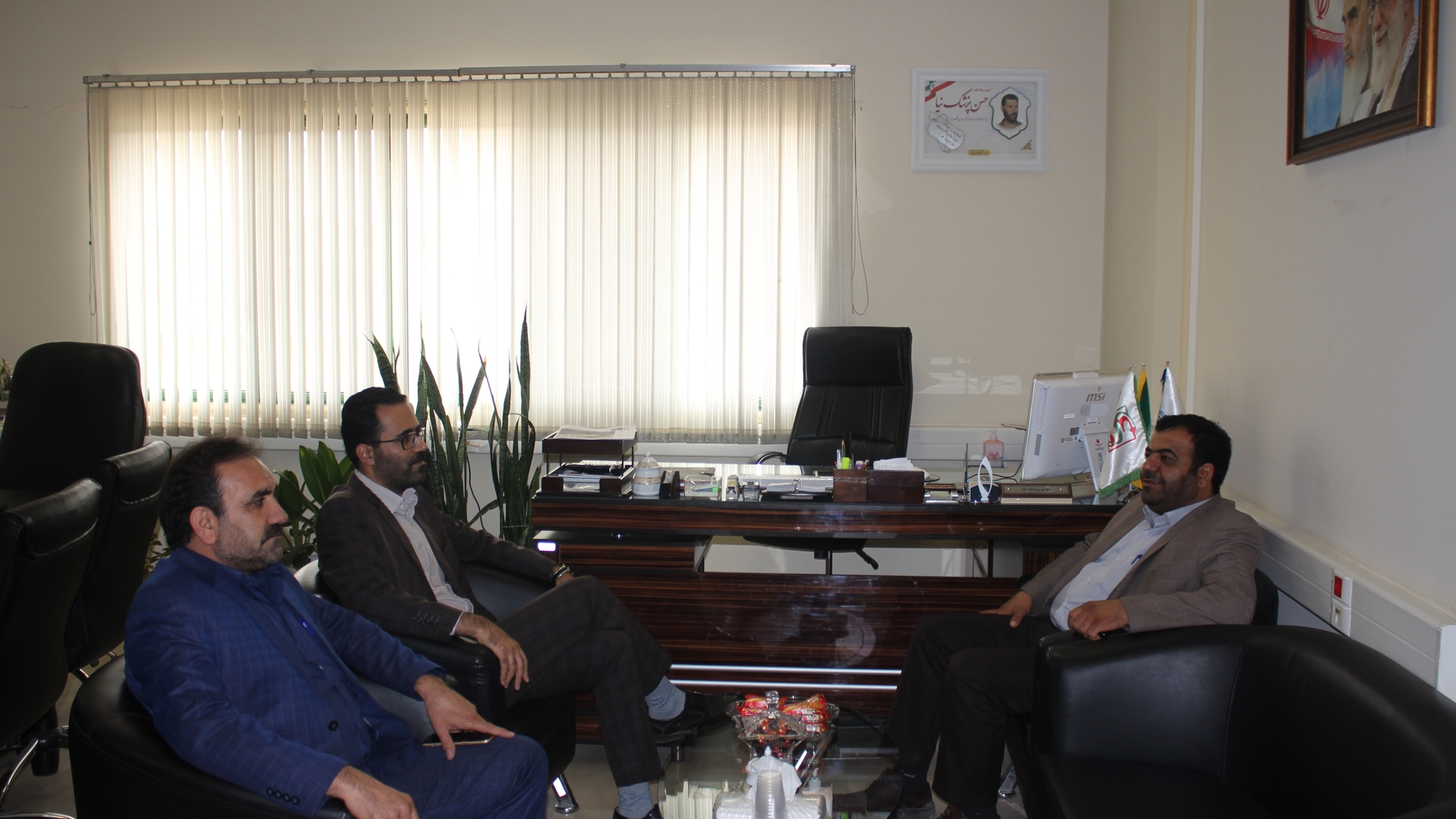 دیدار مدیرکل پدافند غیرعامل با مشاور استاندار و مسئول پیگیری های ویژه