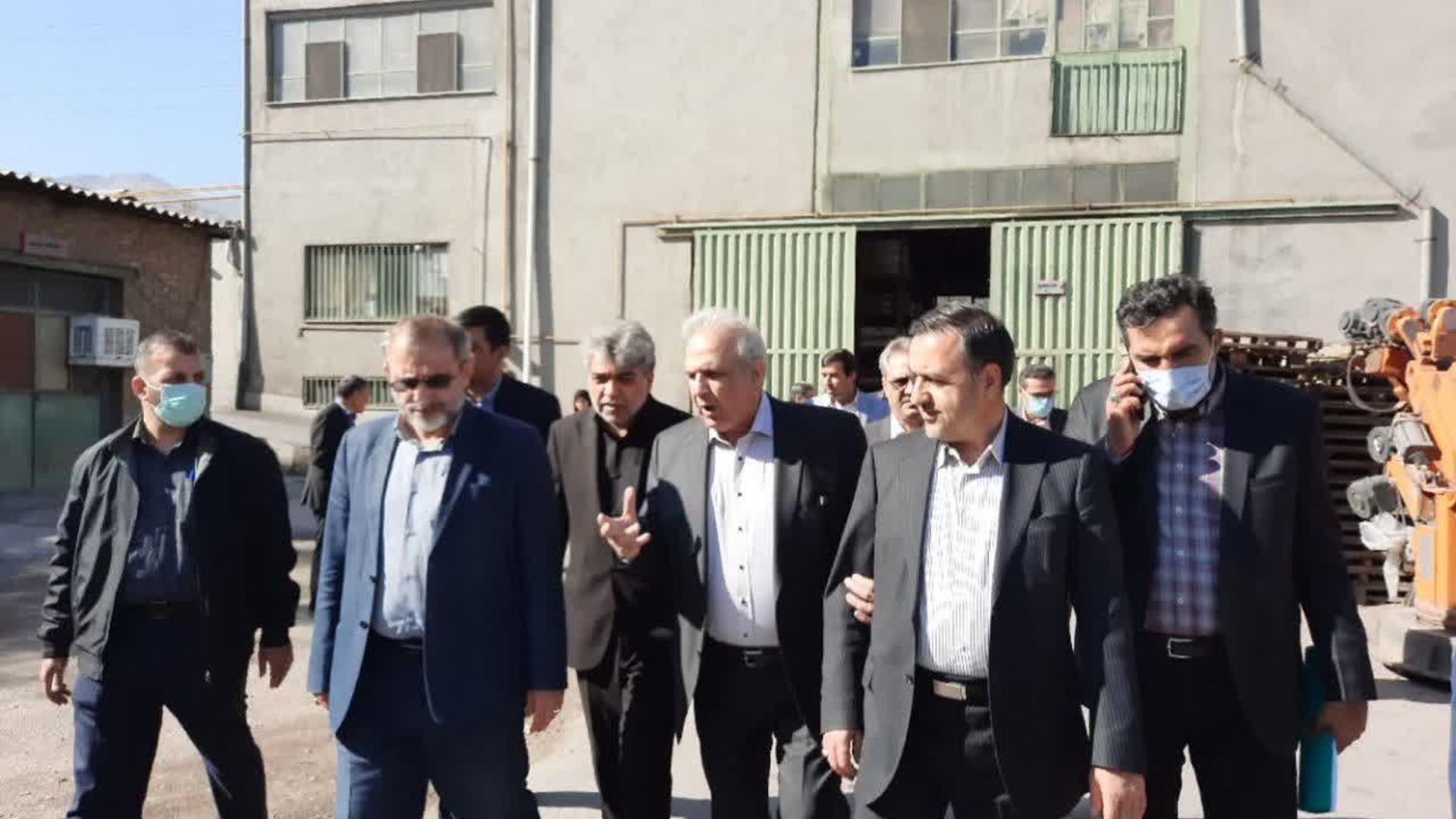 بازدید استاندار مرکزی ودکتر هادی فرماندار اراک از کارخانه های صنعتی اراک