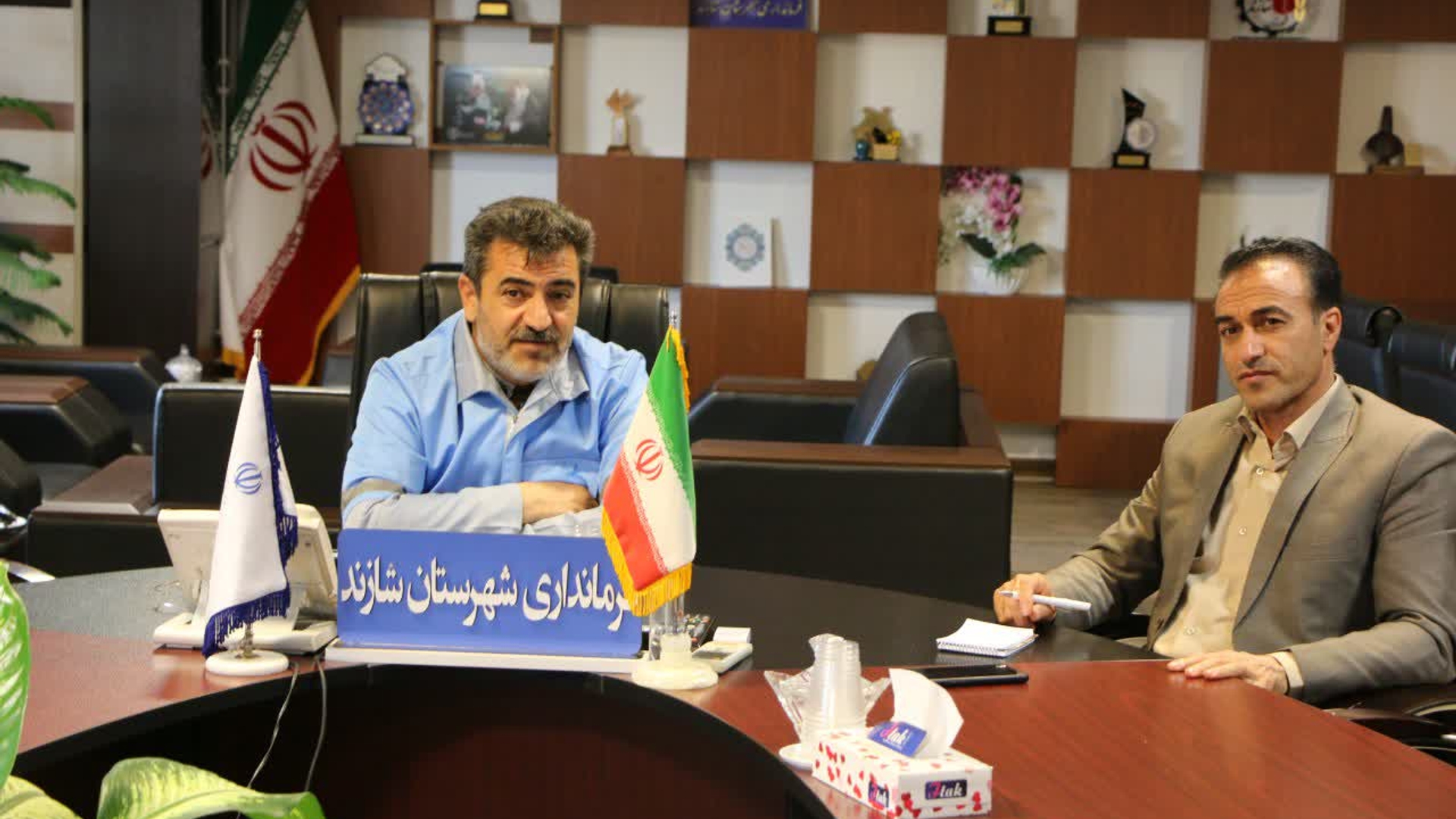 برگزاری جلسه ستاد مدیریت بحران استان مرکزی به ریاست استاندار و باحضور فرماندار شهرستان شازند