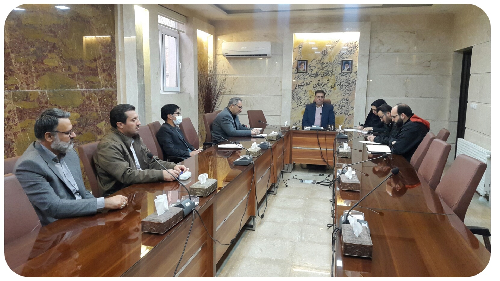 جلسه کنترل و ساماندهی اتباع و مهاجرین خارجی شهرستان محلات