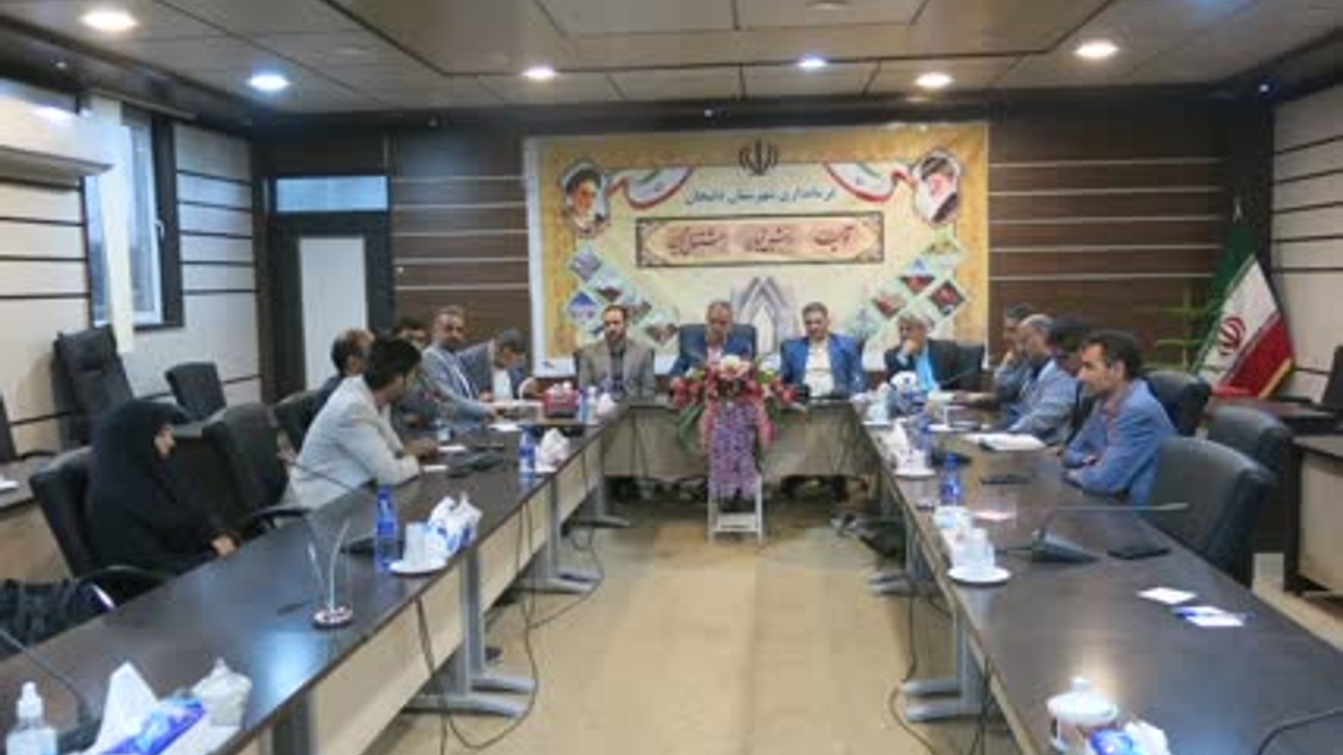 دیدار جناب آقای مرادی با فرماندار و شهرداران شهرستان دلیجان