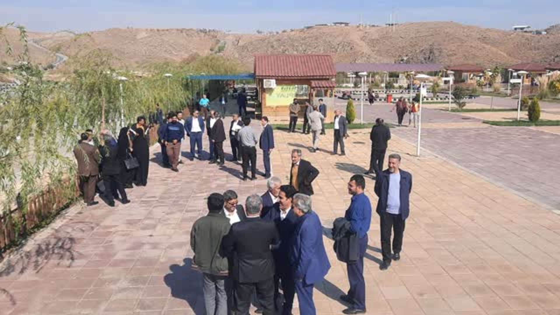 بازدیدشهرداران و روسای شوراهای اسلامی از منطقه نمونه گردشگری چالیدر شهر طرقبه مشهد