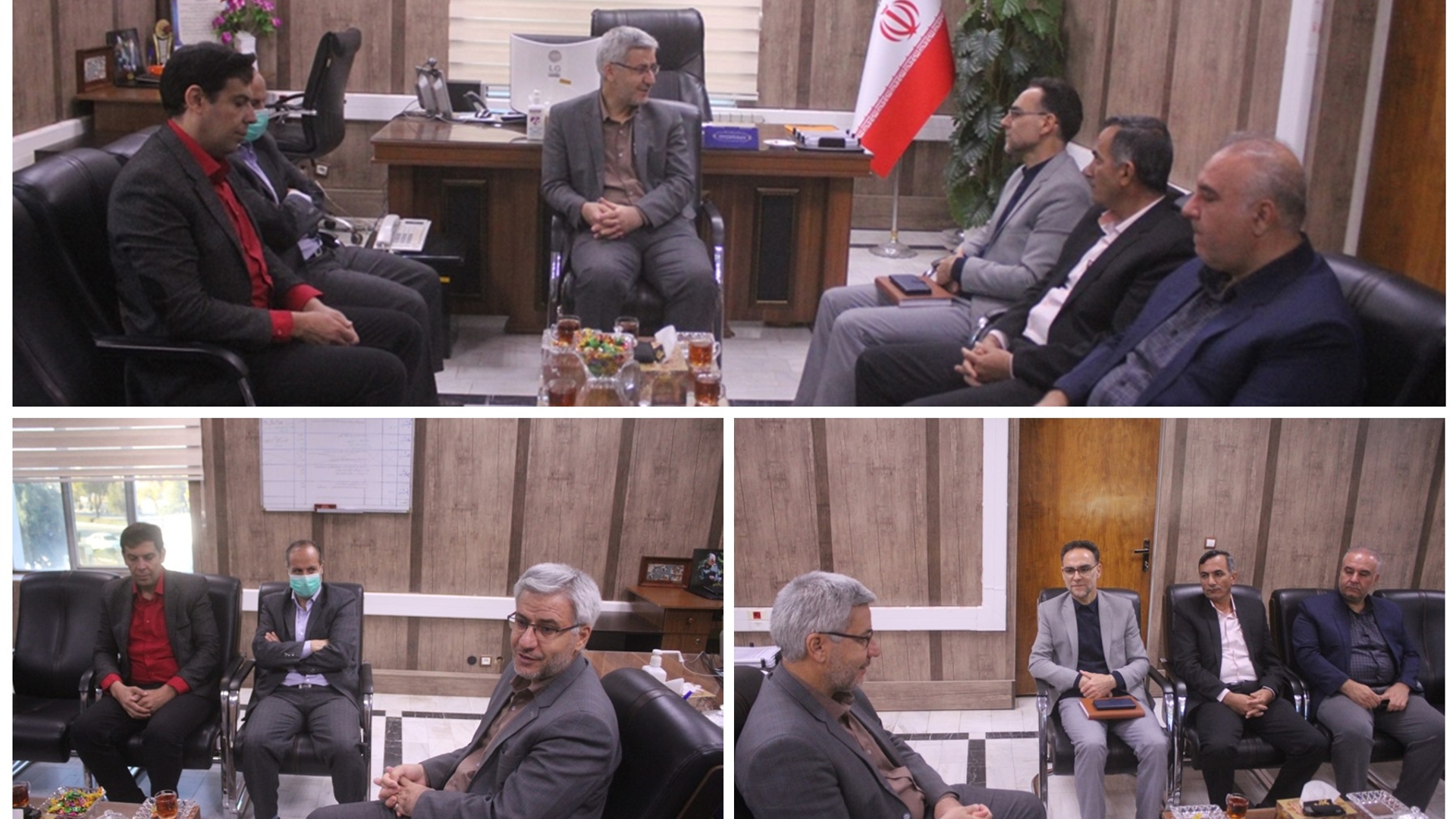 نشست رئیس و معاونین دانشگاه آزاد با فرماندار شهرستان خمین برگزار شد