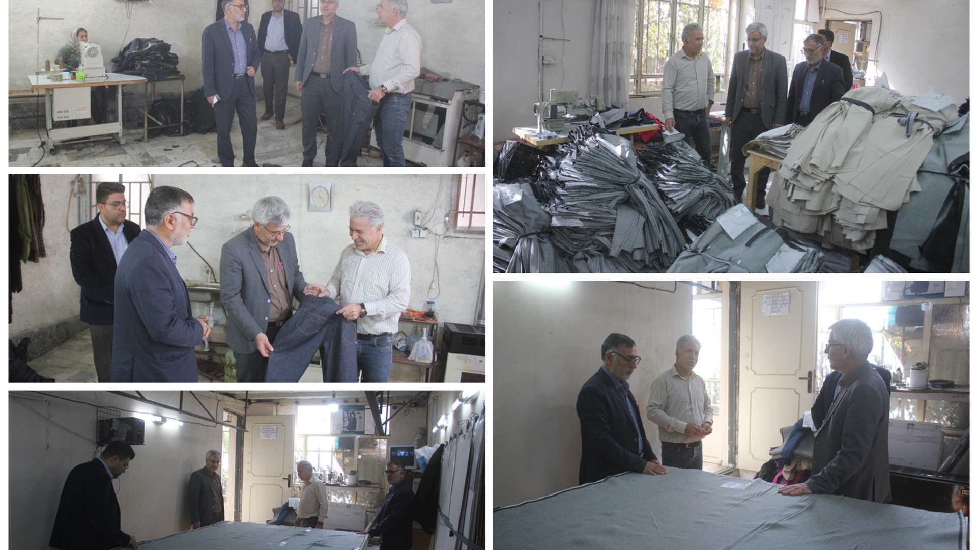 فرماندار از کارگاه خیاطی روستای رباط مراد بازدید کرد