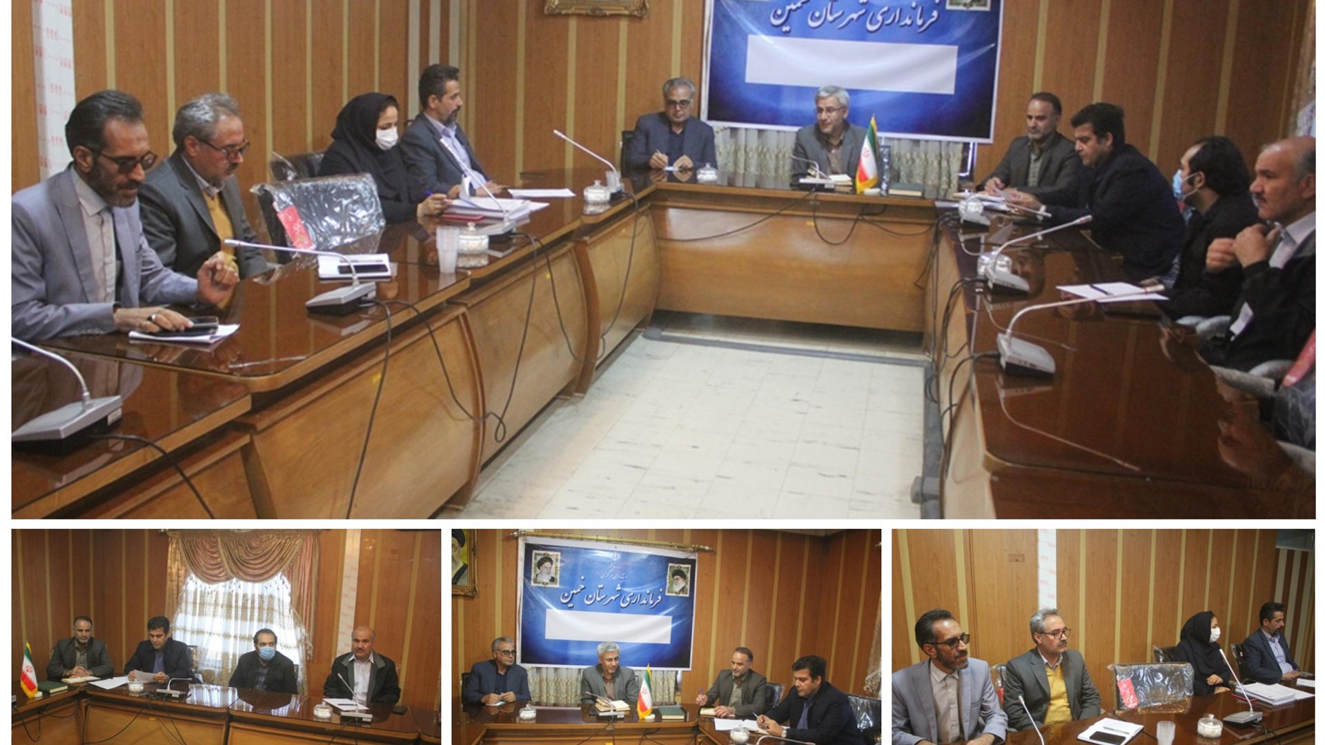 جلسه بررسی مسائل و مشکلات طرح جامع شهر خمین برگزار شد