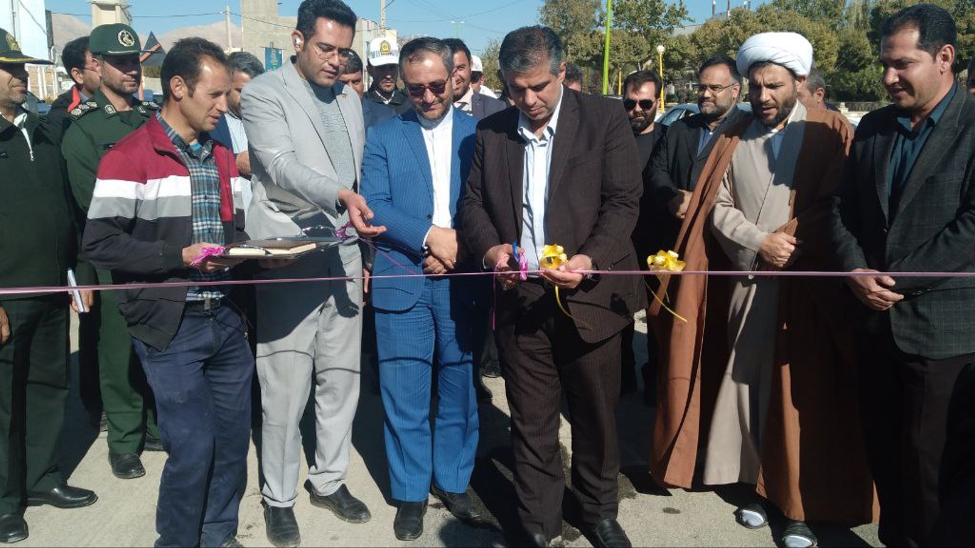 افتتاح باند خروجی شهر میلاجرد