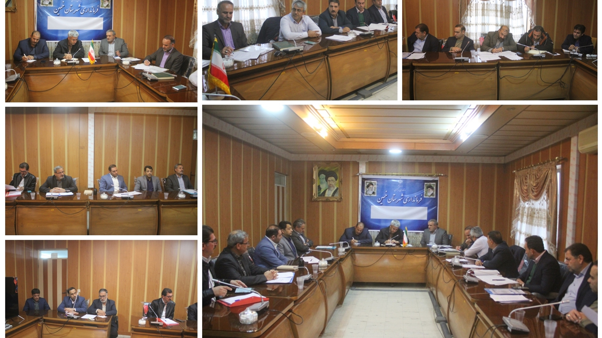 جلسه بررسی راهکارهای تامین زیرساخت های واحدهای مجاز و غیر مجاز شهری و روستایی شهرستان خمین برگزار شد