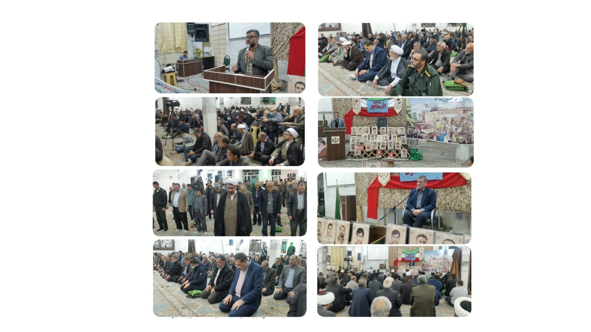 همزمان با هفته بسیج مراسم بزرگداشت شهدای مظلوم حرم شاه‌چراغ و شهدای مدافع امنیت کشور در مسجد حضرت ابوالفضل علیه السلام شهر محلات برگزار شد.