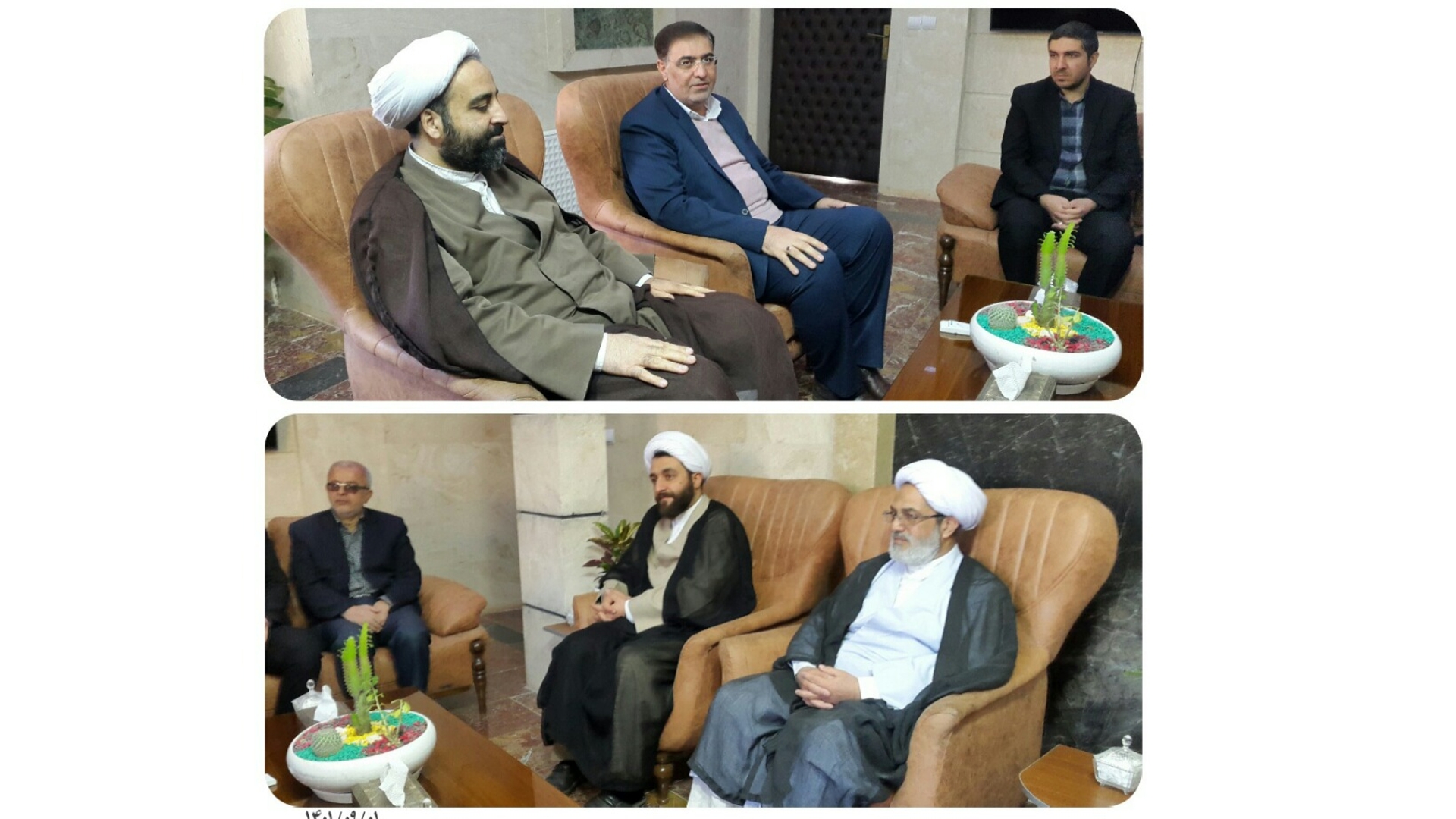 دیدار مسئول نمایندگی شورای سیاستگذاری ائمه جمعه استان با مهندس ساعدی